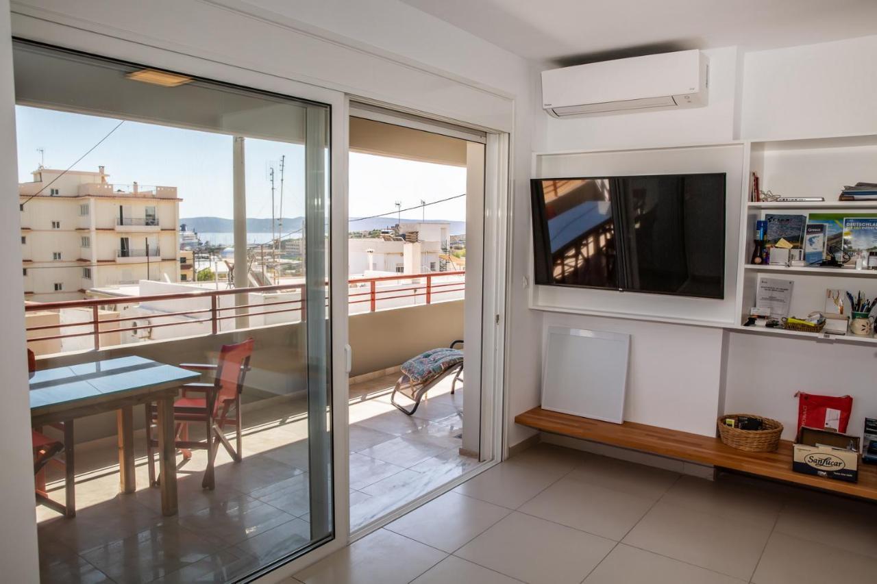 5 Sterne Apollo City Apartment Lávrion Exterior foto